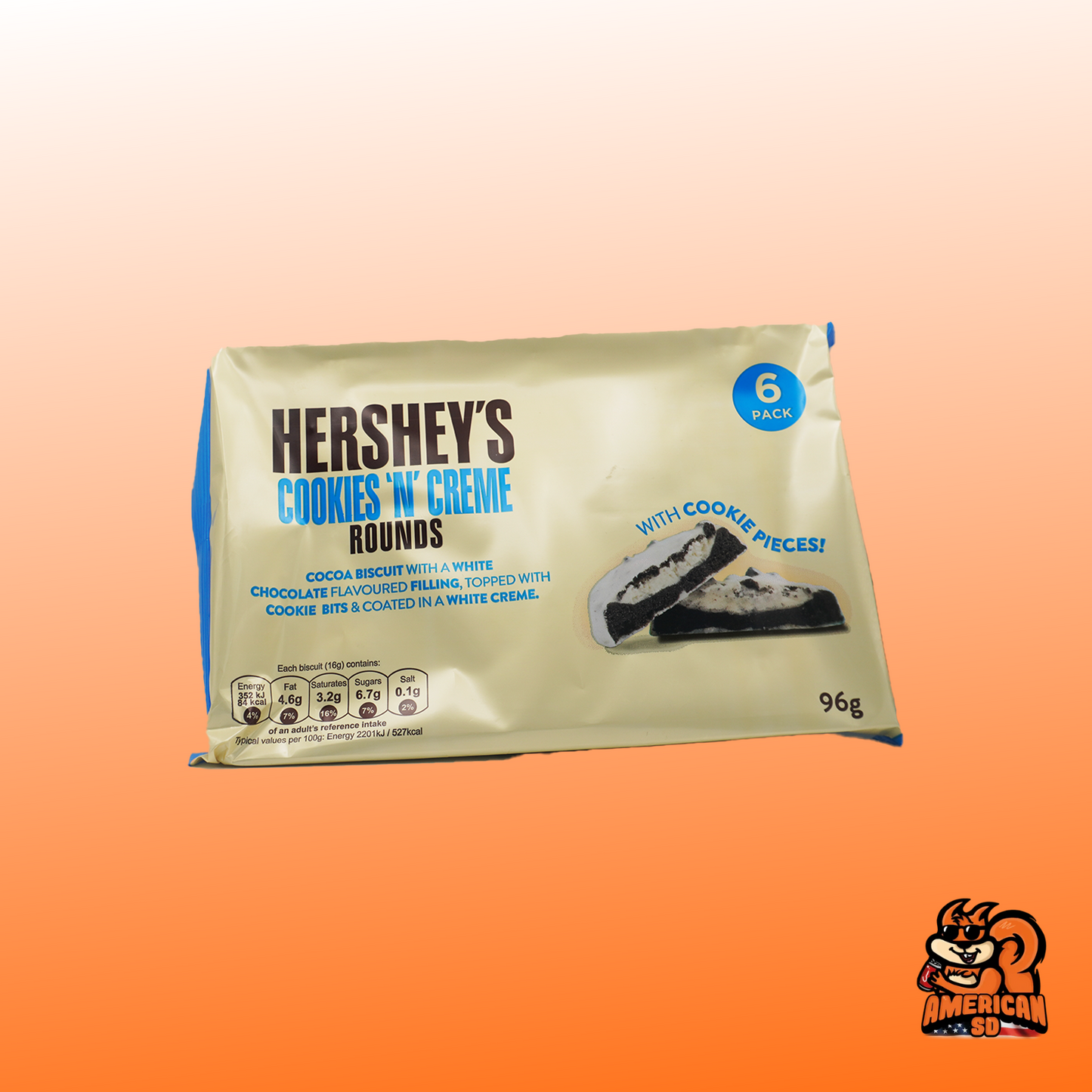 Hershey'S Cookies 'N' Cream Rounds 96g