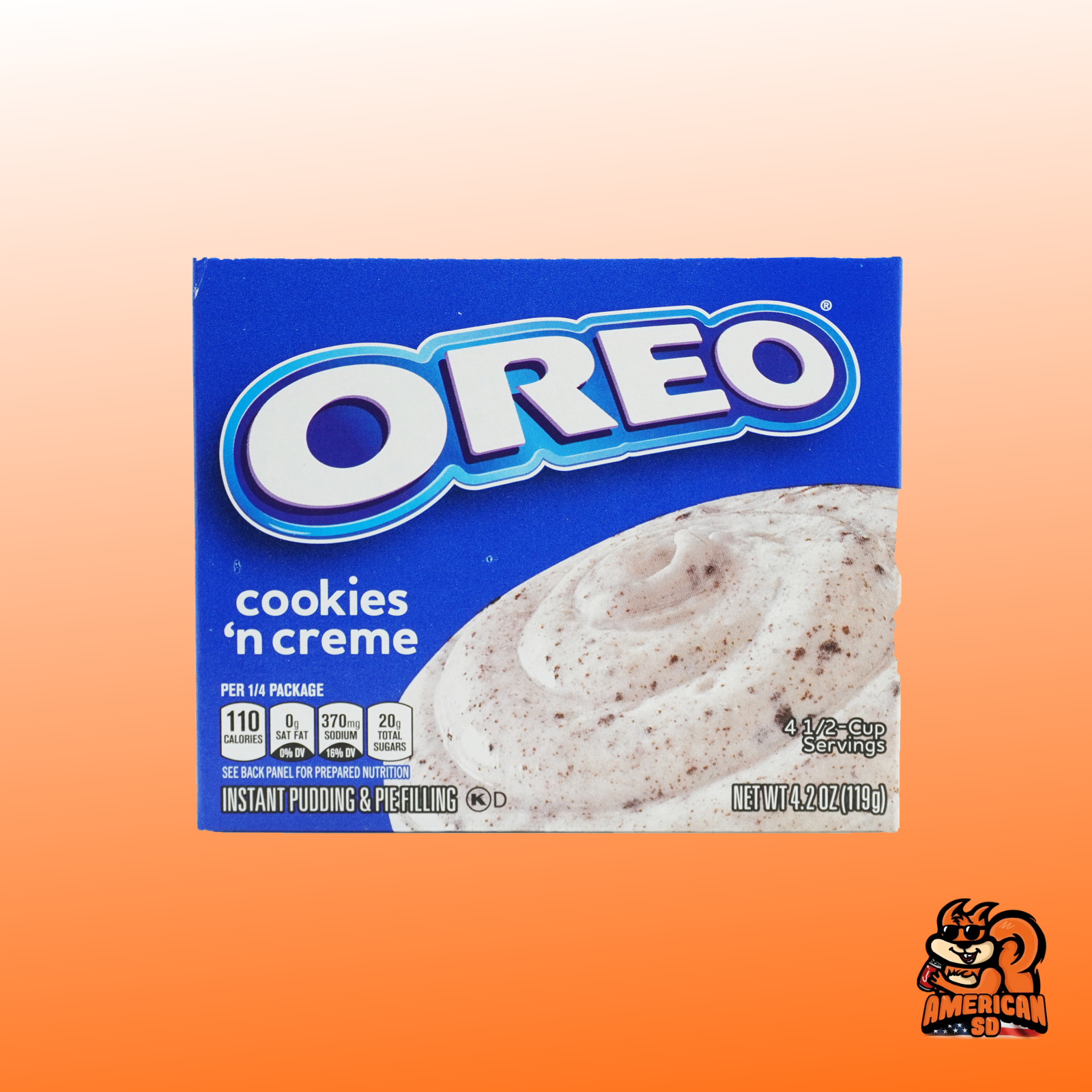 JellO Oreo Cookies And Cream Instant Pudding & Pie Filling 119g