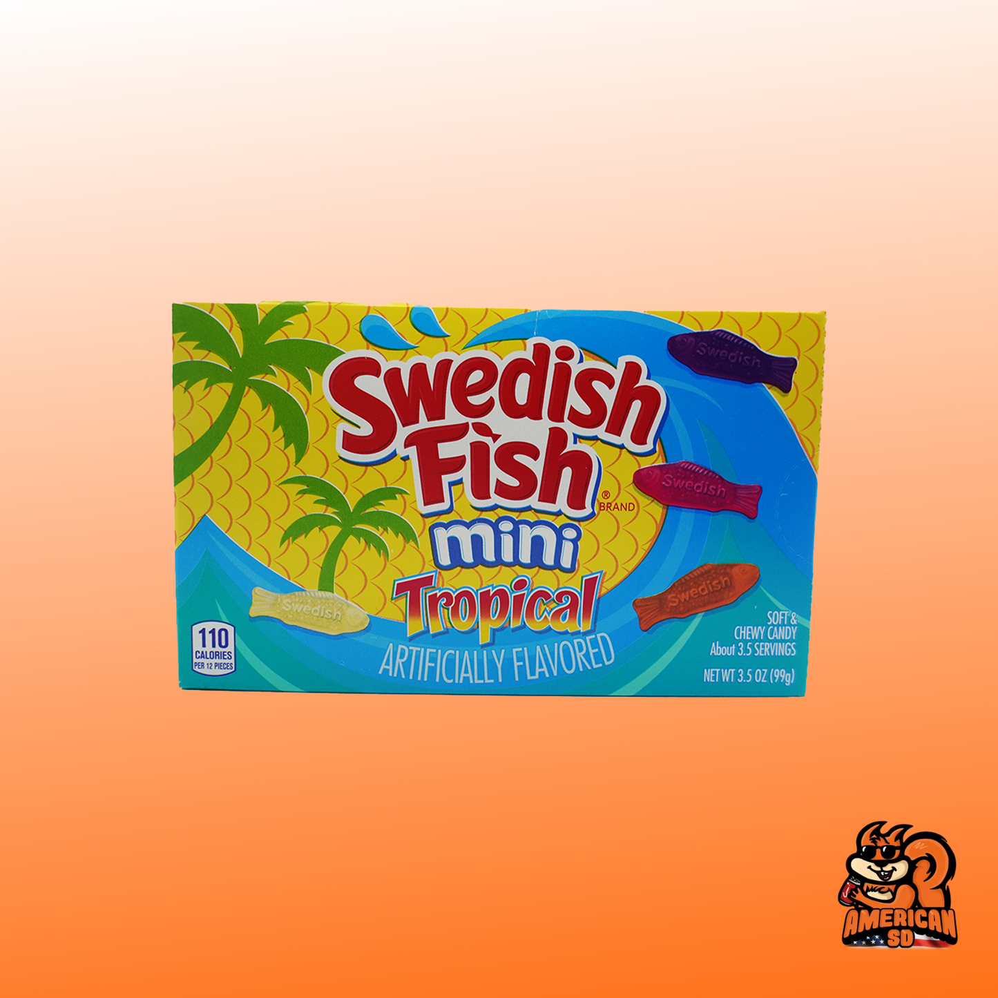 Swedish Fish Mini Tropical 141g