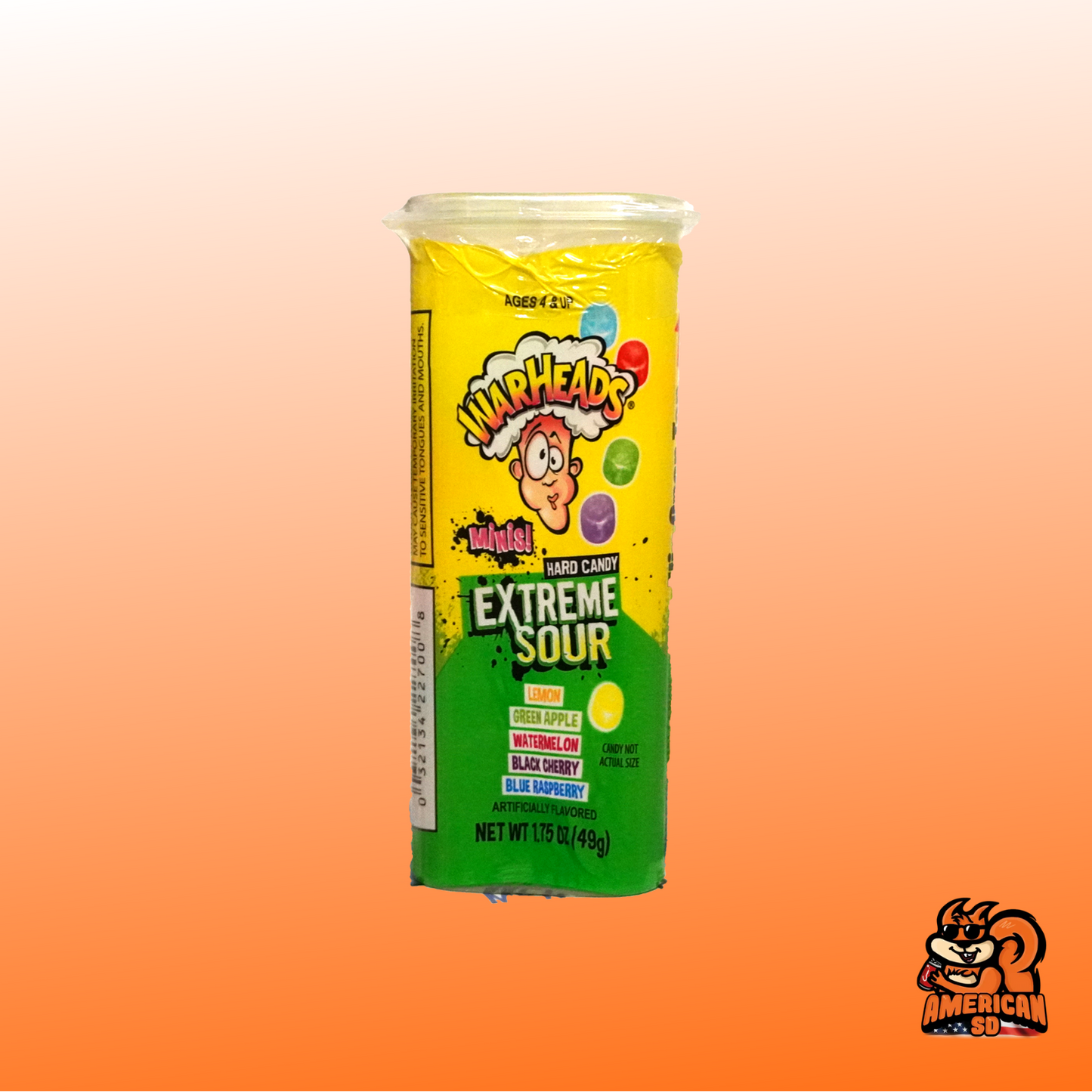 Warheads Extreme Sour Mini Candy 99g