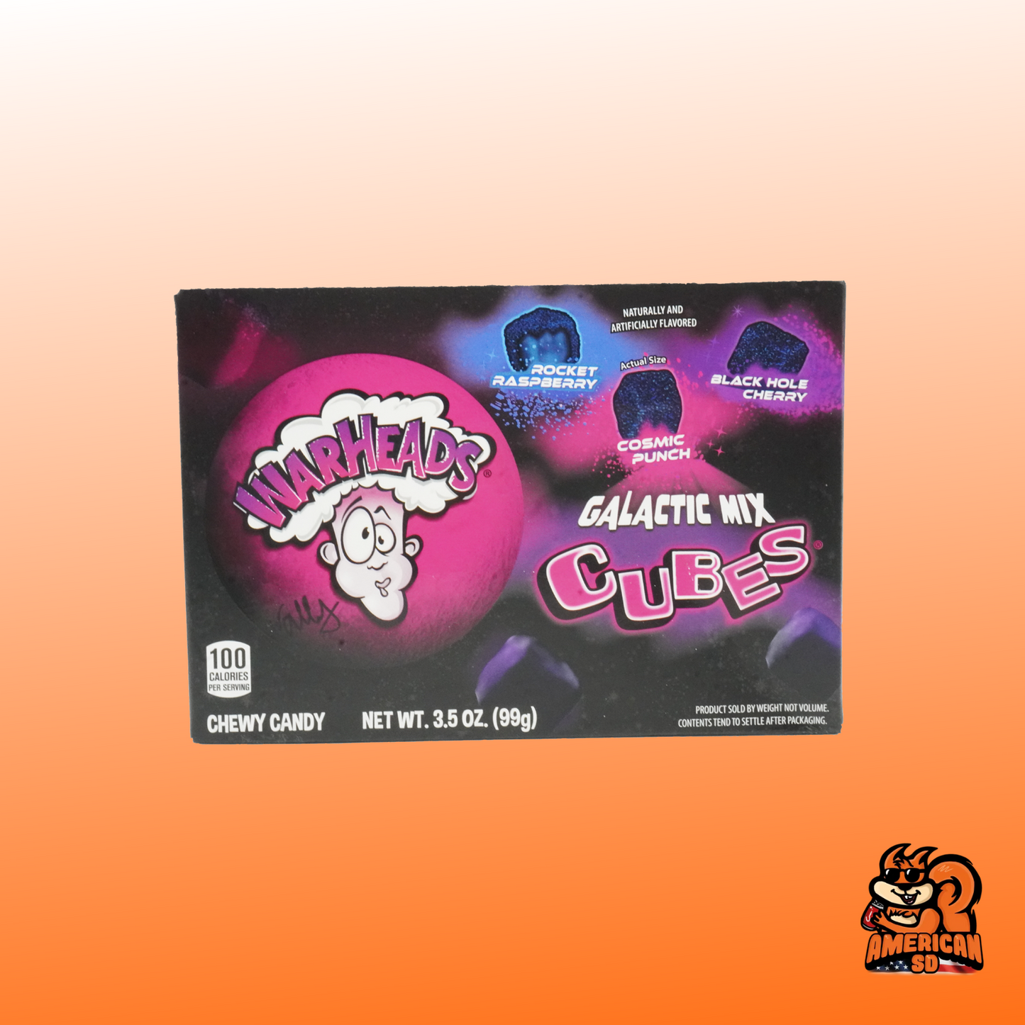 Warheads galactic cubes - 99g