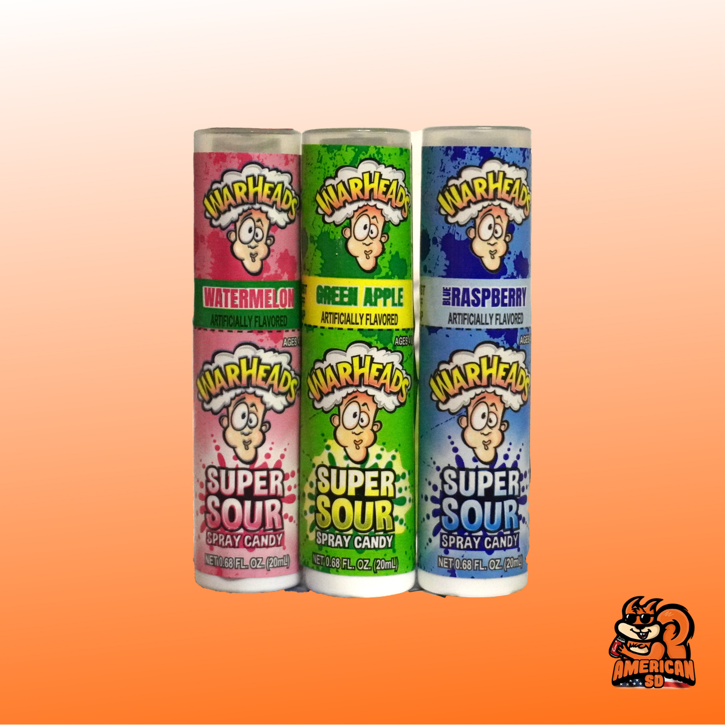 Warheads Super Sour Upright Box Spray 20ml