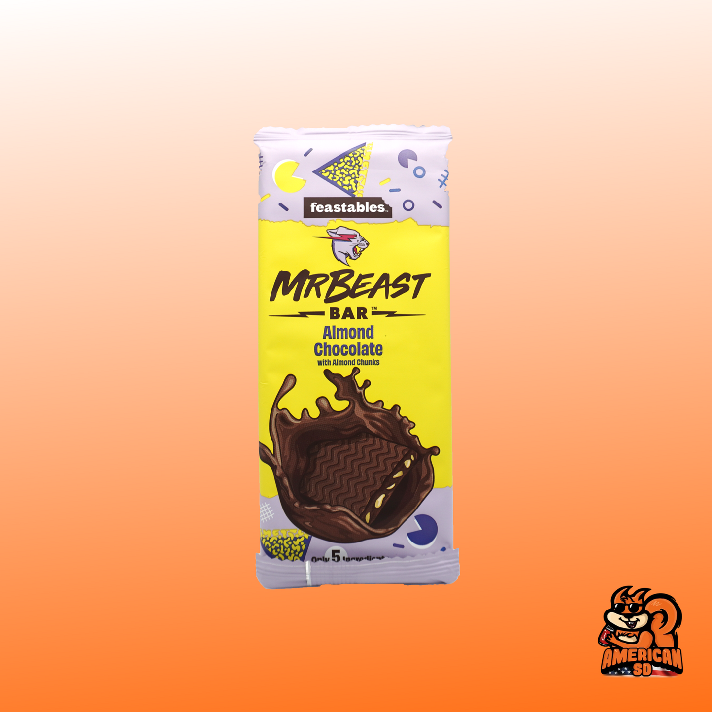 Mr. Beast BAR Almond Chocolate 60g