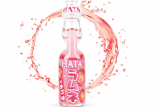 Hata Ramune Soda Strawberry 200ml