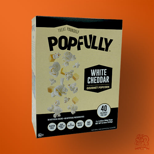 Popfully White Cheddar 3x80g