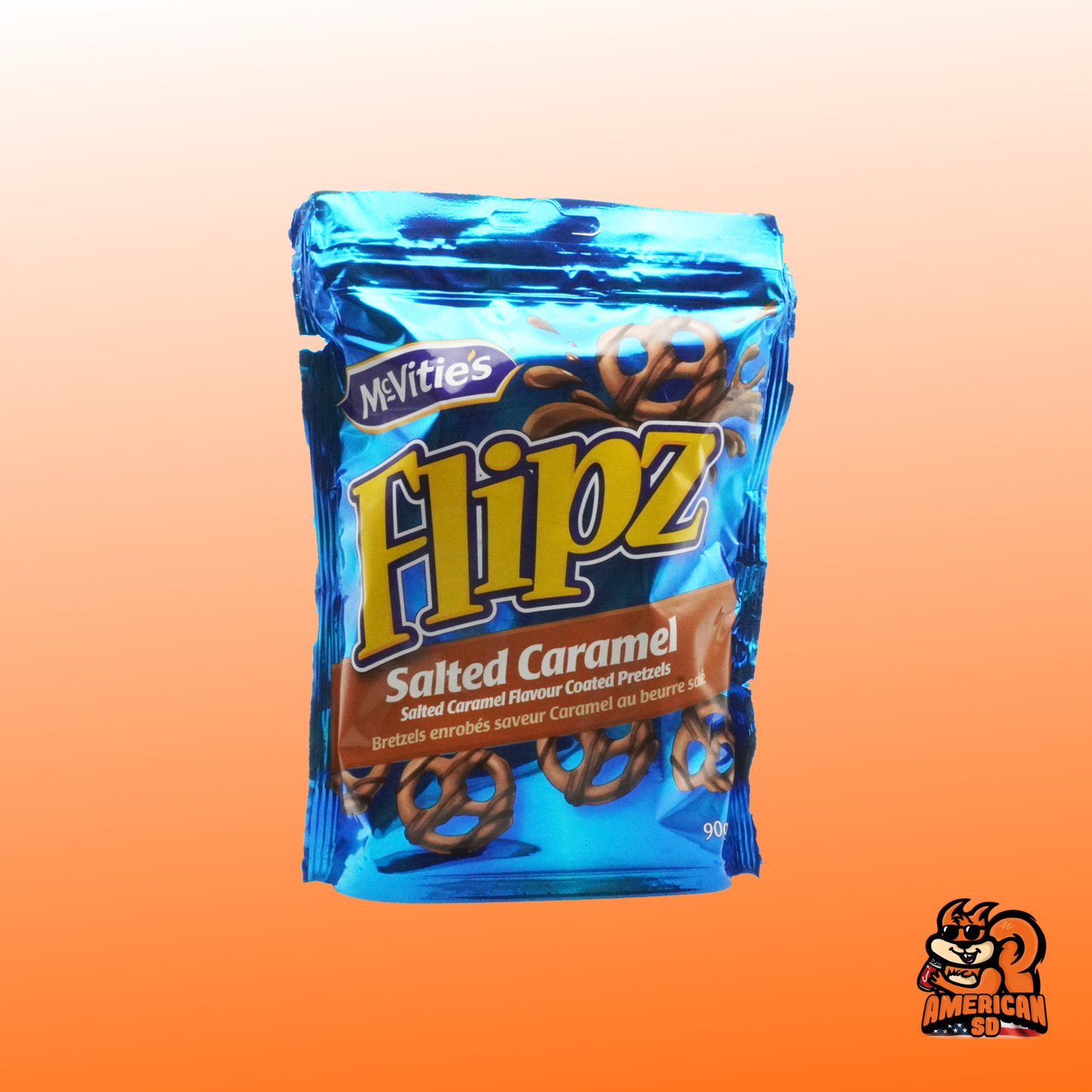 Flipz Salted Caramel Coated Pretzels 90g