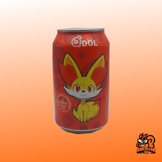 QDOL Pokemon Fynx Lychee Sparkling Water 330ml