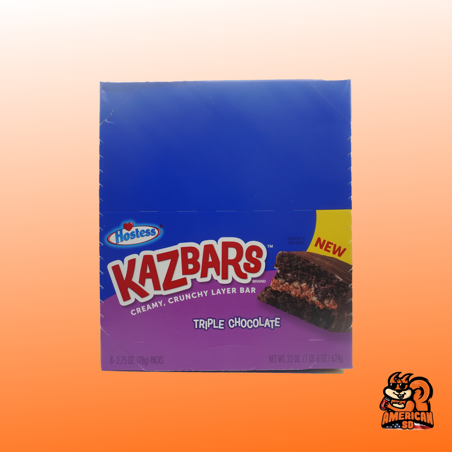 Hostess Kazbars Triple Chocolate 78g
