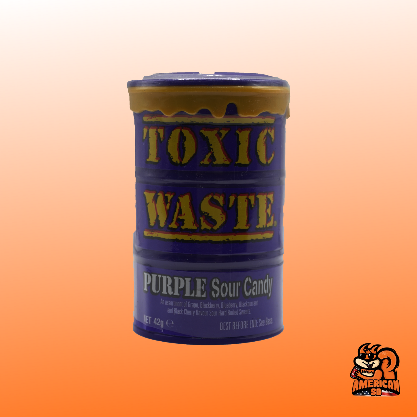 Toxic Waste Purple Sour Candy Drum 42g